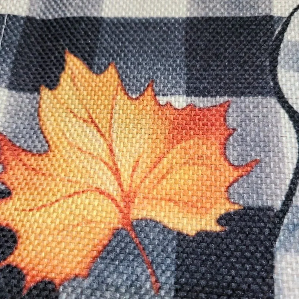 Fall Table Runner Gnome Decor Pumpkin Halloween Thanksgiving Decorative Cloth
